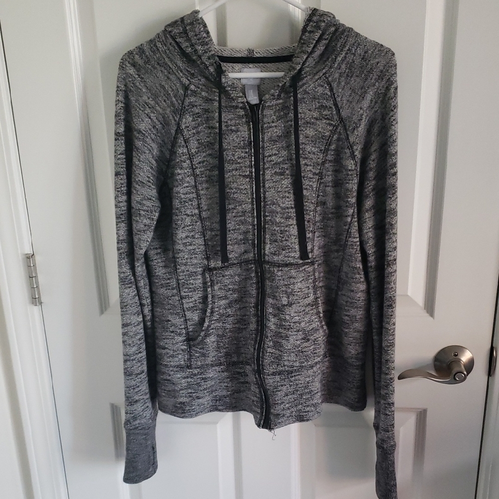 Gap Fit Gray Zip-Up Hoodie